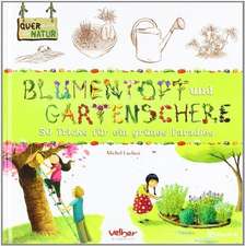 Blumentopf und Gartenschere