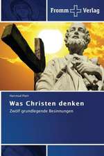 Was Christen denken