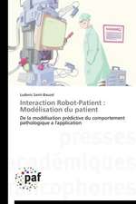 Interaction Robot-Patient : Modélisation du patient