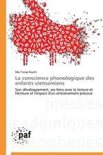 La conscience phonologique des enfants vietnamiens