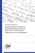 Modélisation du champ géomagnétique dans un domaine rectangulaire