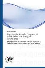 Représentation de l¿espace et acquisition des langues étrangères