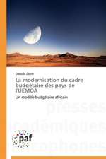 La modernisation du cadre budgétaire des pays de l'UEMOA