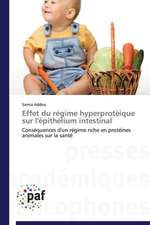 Effet du régime hyperprotéique sur l'épithélium intestinal