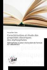 Caractérisation et étude des propriétés électriques des diphosphates