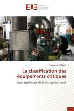 La Classification Des Equipements Critiques: Abron Merezon