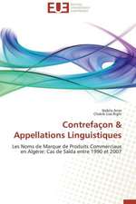 Contrefacon & Appellations Linguistiques