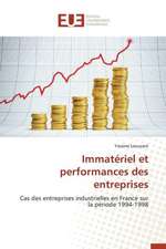 Immateriel Et Performances Des Entreprises: Puissance Et D'Eau