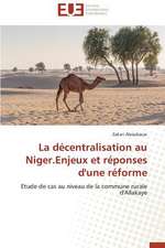 La Decentralisation Au Niger.Enjeux Et Reponses D'Une Reforme: Une Recherche-Intervention