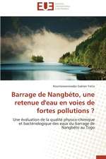 Barrage de Nangbeto, Une Retenue D'Eau En Voies de Fortes Pollutions ?: Cas de La Savonnerie Nosa