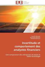 Incertitude Et Comportement Des Analystes Financiers: Approche Biologique de Dessalement Des Sols