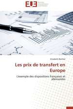 Les Prix de Transfert En Europe