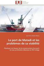 Le Port de Matadi Et Les Problemes de Sa Viabilite: Levier D'Un Management Moderne