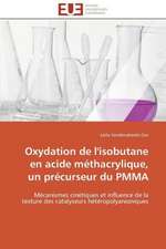 Oxydation de L'Isobutane En Acide Methacrylique, Un Precurseur Du Pmma: France Et Russie