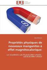 Proprietes Physiques de Nouveaux Manganites a Effet Magnetocalorique: Management Du Changement