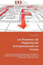 Les Processus de L'Opportunite Entrepreneuriale En Tunisie: Cristaux Liquides