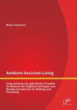 Ambient-Assisted-Living: Untersuchung Der Geforderten Projekte Im Rahmen Der HighTech-Strategie Vom Bundesministerium Fur Bildung Und Forschung