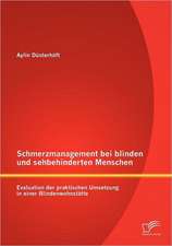 Schmerzmanagement Bei Blinden Und Sehbehinderten Menschen: Evaluation Der Praktischen Umsetzung in Einer Blindenwohnst Tte