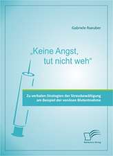 Keine Angst, Tut Nicht Weh - Zu Verbalen Strategien Der Stressbewaltigung Am Beispiel Der Venosen Blutentnahme: Grundlagen Des E-Book-Marketings