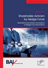 Shareholder Activism by Hedge Funds