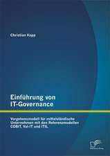 Einfuhrung Von It-Governance: Vorgehensmodell Fur Mittelstandische Unternehmen Mit Den Referenzmodellen Cobit, Val-It Und Itil