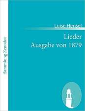 Lieder Ausgabe von 1879