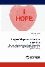 Regional governance in Namibia