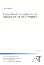 Digitale Signalverarbeitung für die faseroptische OFDM-Übertragung