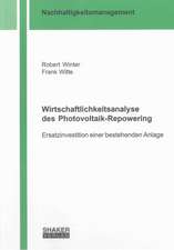 Wirtschaftlichkeitsanalyse des Photovoltaik-Repowering