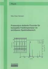 Praseodym-dotierte Fluoride für kompakte Festkörperlaser im sichtbaren Spektralbereich