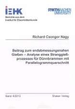 Beitrag zum endabmessungsnahen Gießen - Analyse eines Stranggießprozesses für Dünnbrammen mit Parallelogrammquerschnitt