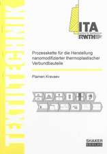 Prozesskette für die Herstellung nanomodifizierter thermoplastischer Verbundbauteile