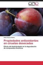 Propiedades antioxidantes en ciruelas desecadas