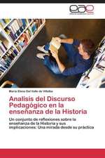 Analisis del Discurso Pedagógico en la enseñanza de la Historia