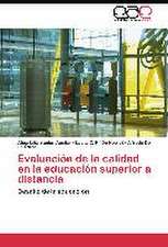 Evaluación de la calidad en la educación superior a distancia