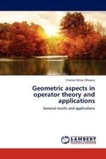 Geometric aspects in operator theory and applications