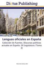 Lenguas oficiales en España