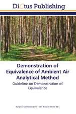 Demonstration of Equivalence of Ambient Air Analytical Method