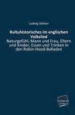 Kultuhistorisches im englischen Volkslied