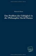 Das Problem der Gültigkeit in der Philosophie David Humes