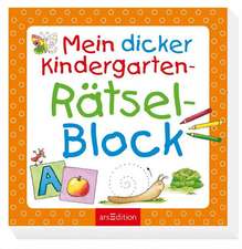 Mein dicker Kindergarten-Rätsel-Block