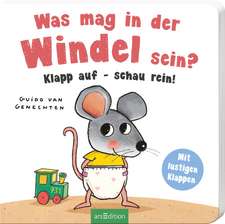 Was mag in der Windel sein? Klapp auf - schau rein!