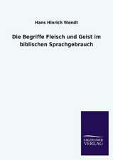 Die Begriffe Fleisch Und Geist Im Biblischen Sprachgebrauch: Eine Studie Uber Deutschlands Seeverkehr in Seiner Abhangigkeit Von Der Binnenschif