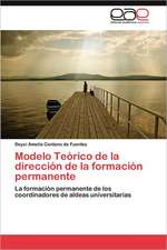 Modelo Teorico de La Direccion de La Formacion Permanente