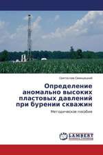 Opredelenie anomal'no vysokikh plastovykh davleniy pri burenii skvazhin