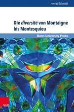 Die diversité von Montaigne bis Montesquieu