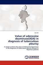 Value of adenosine deaminase(ADA) in diagnosis of tuberculous pleurisy