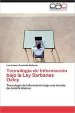 Tecnologia de Informacion Bajo La Ley Sarbanes Oxley