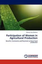 Participation of Women in Agricultural Production