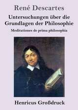 Untersuchungen über die Grundlagen der Philosophie (Großdruck)